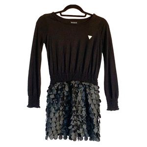 Guess Girls 10-12 Size Medium Dress Black